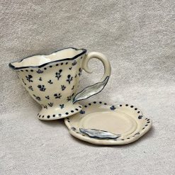 Tiny Floral Teacup & Saucer Set - Image 6