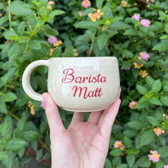 Text Mug - Capuchino