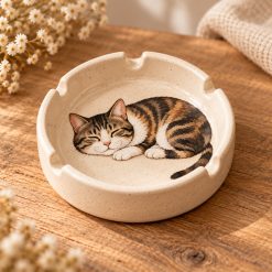 Sleepy Cat Ashtray
